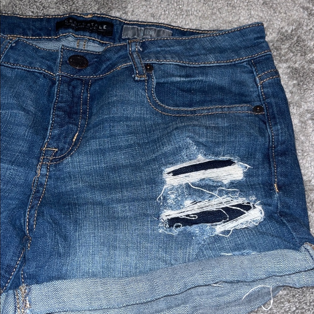 Aeropostale Distressed Blue Jean Shorts Bundle - Picture 9 of 12